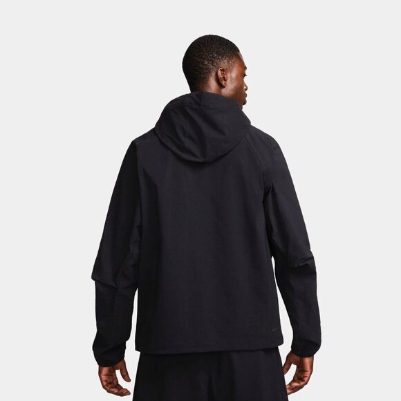 Nike Tech Woven Full Zip Men's Hooded Jacket Black Sz L Large MRSP $130 - Picture 2 of 9